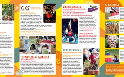 Das Programm der Münchner SommerSpielAktion 2019 ist da